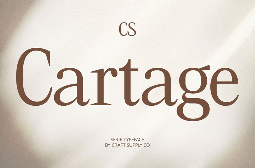 CS Cartage Font