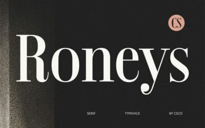 CS Roneys Font