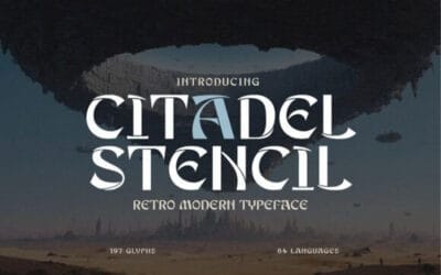 Citadel Stencil Font