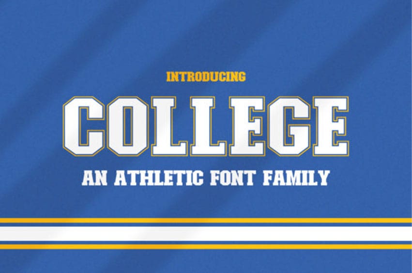 College Athletic Font