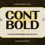 Contbold Font