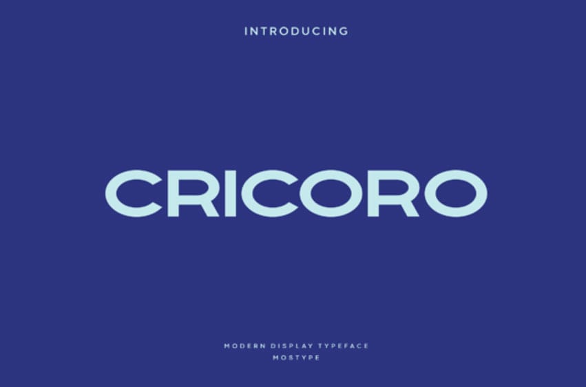 Cricoro Font