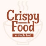 Crispy Food Font