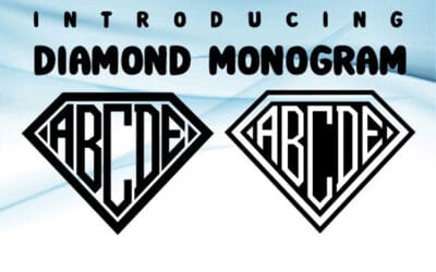 Diamond Monogram Decorative Font