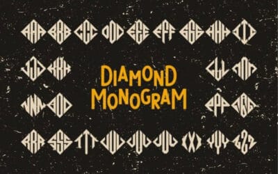 Diamond Monogram Font