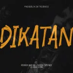 Dikatan Font