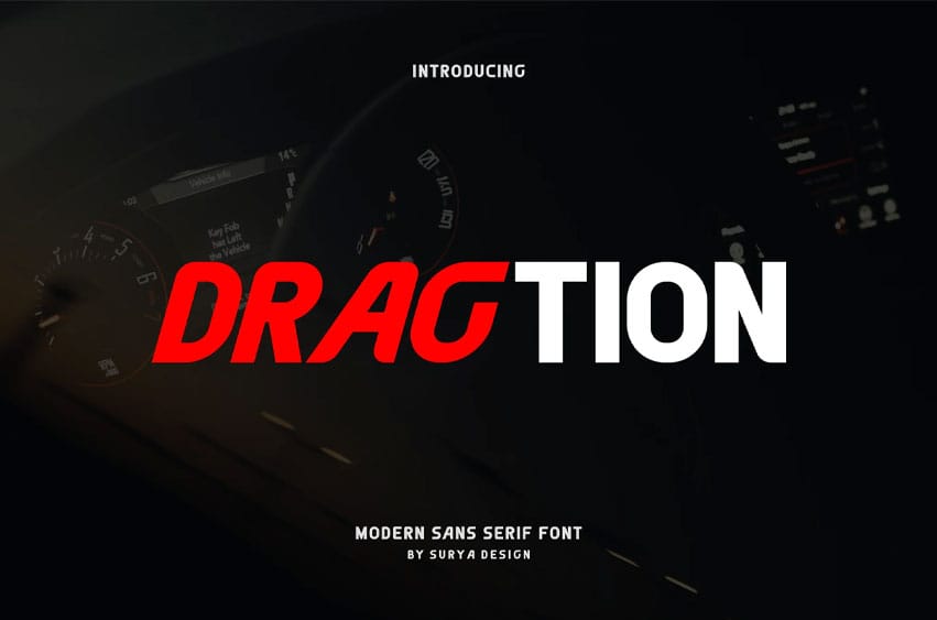 Dragtion Font