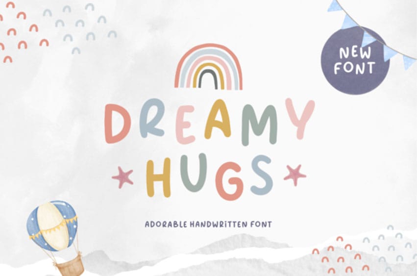 Dreamy Hugs Font