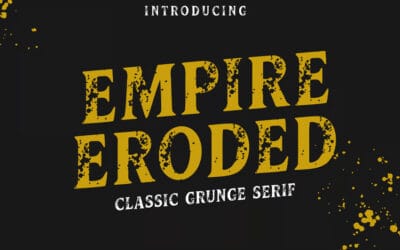 Empire Eroded Font