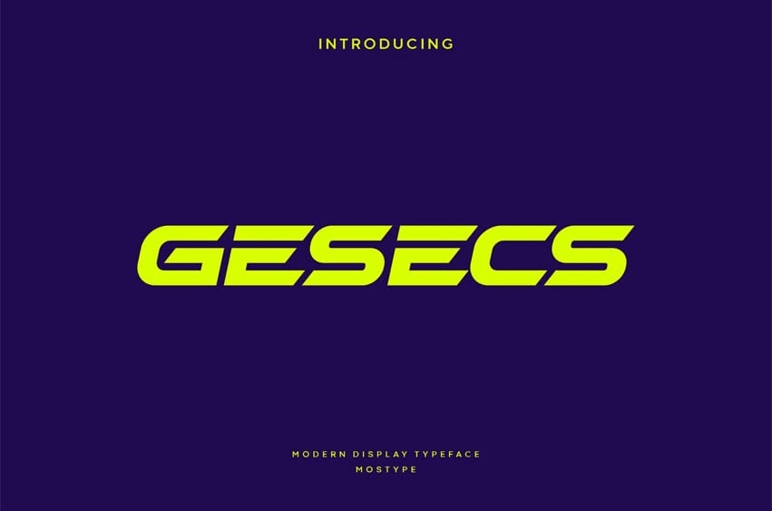 Gesecs Font