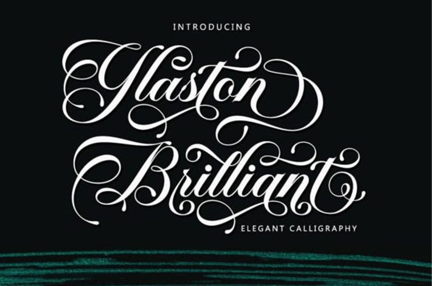 Glanston Brilliant Font