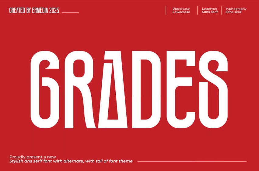 Grades Font