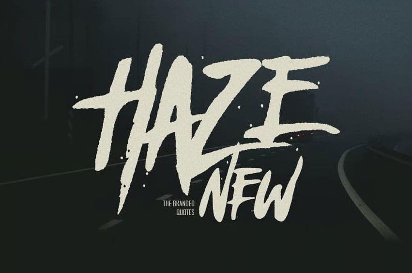 Haze New Font