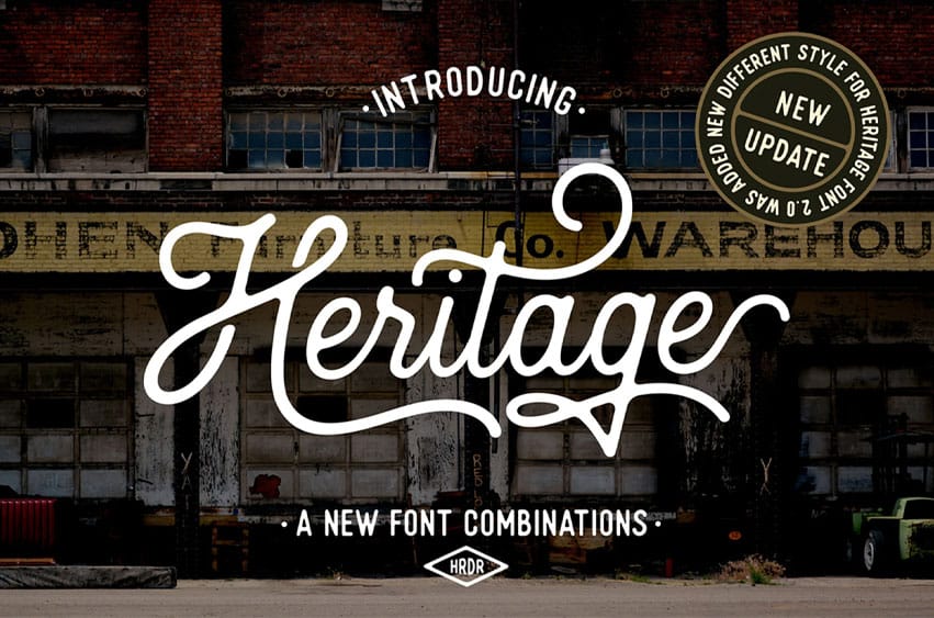 Heritage Combination Font