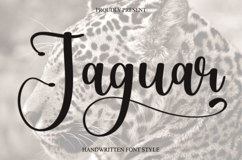 Jaguar Handwritten Font