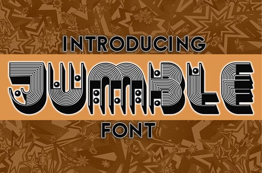 Jumble Font