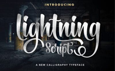 Lightning Script Font