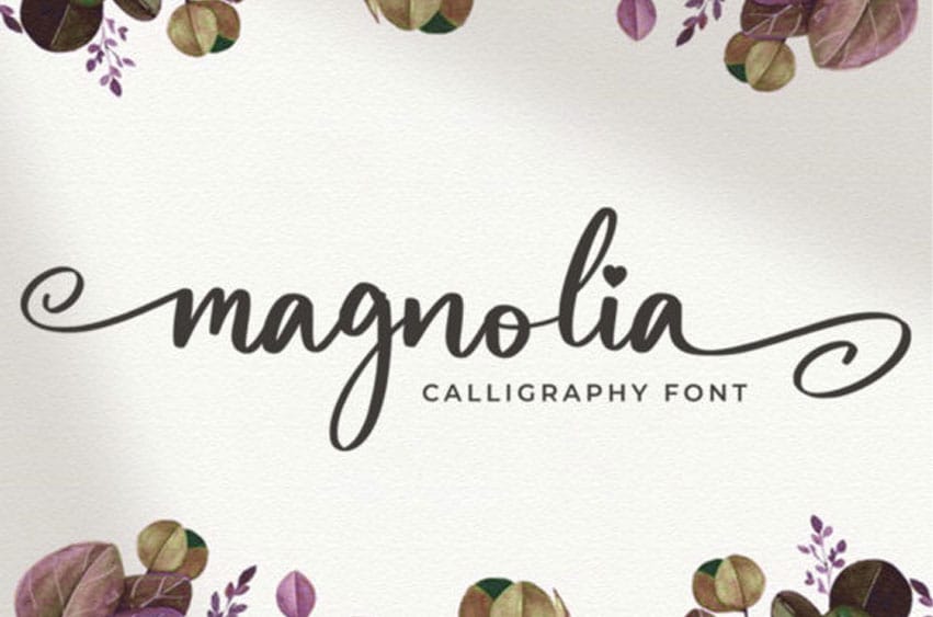 Magnolia Calligraphy Font