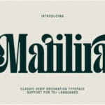 Matilira Font