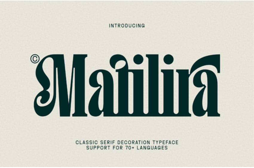 Matilira Font