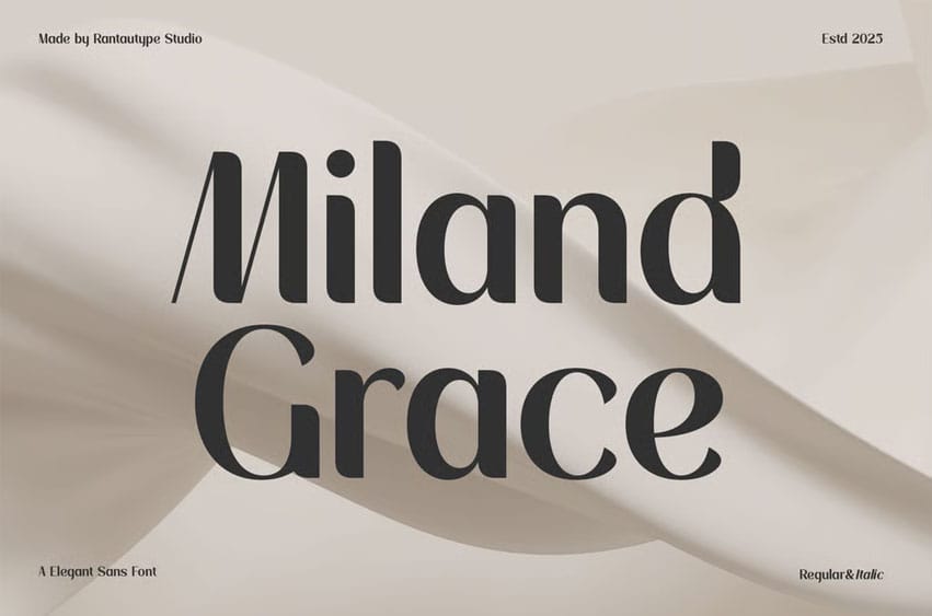 Miland Grace Font