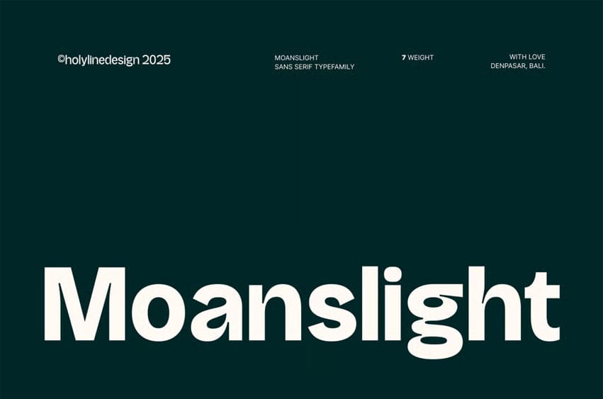 Moanslight Font