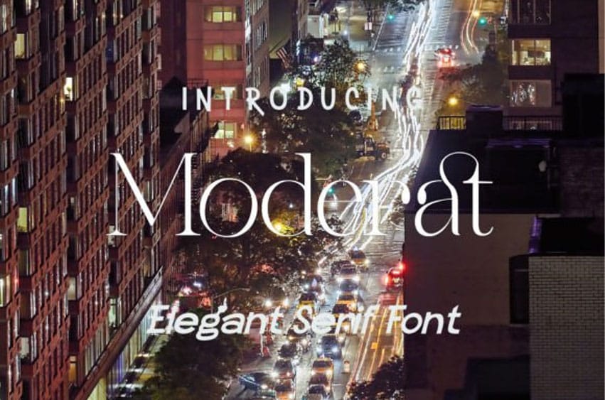 Moderat Font