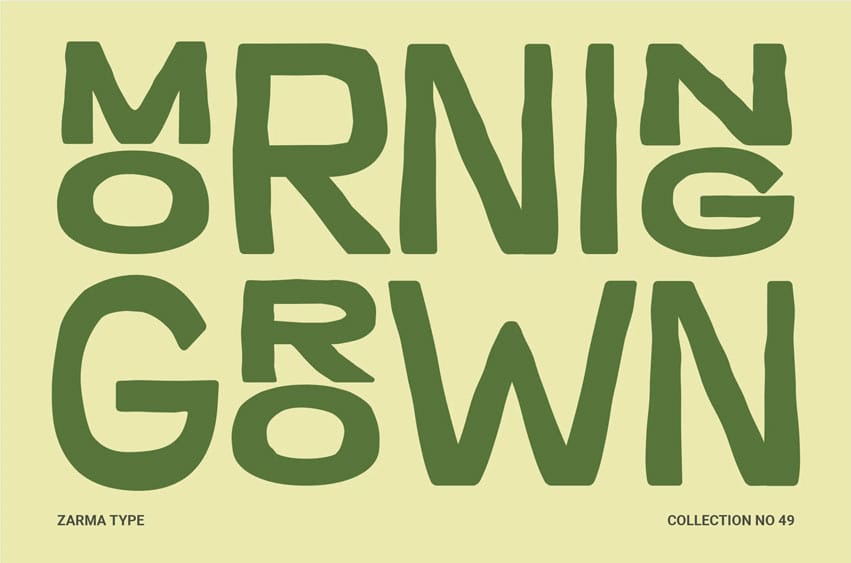 Morning Grown Font