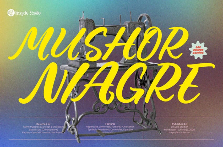 Mushor Niagre Font