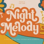 Night Melody Font