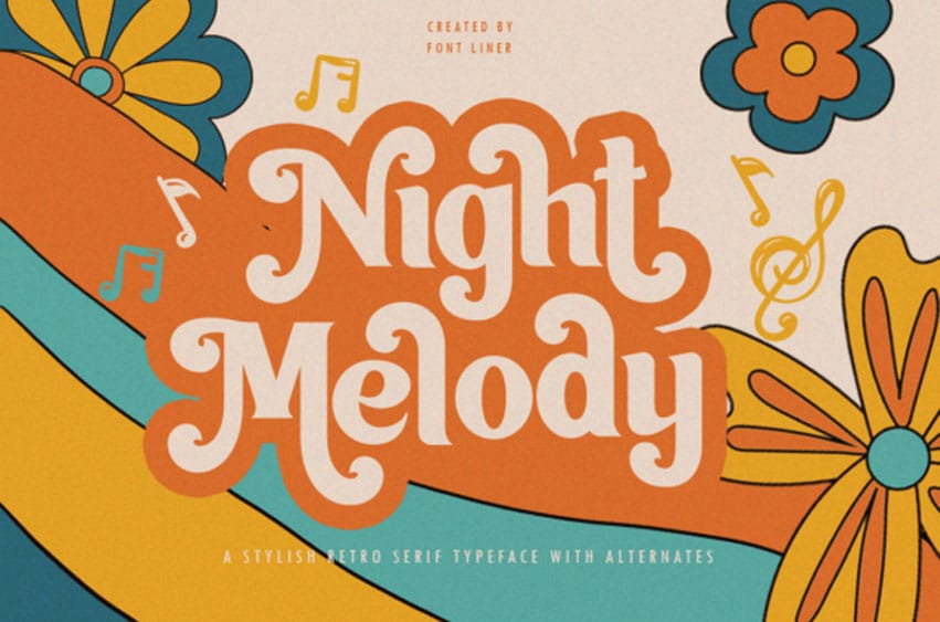 Night Melody Font