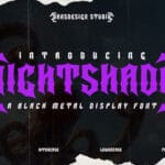 Nightshade Font