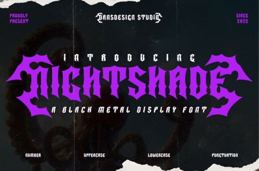 Nightshade Font