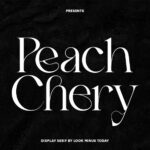 Peach Cherry Font