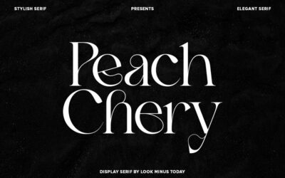 Peach Cherry Font