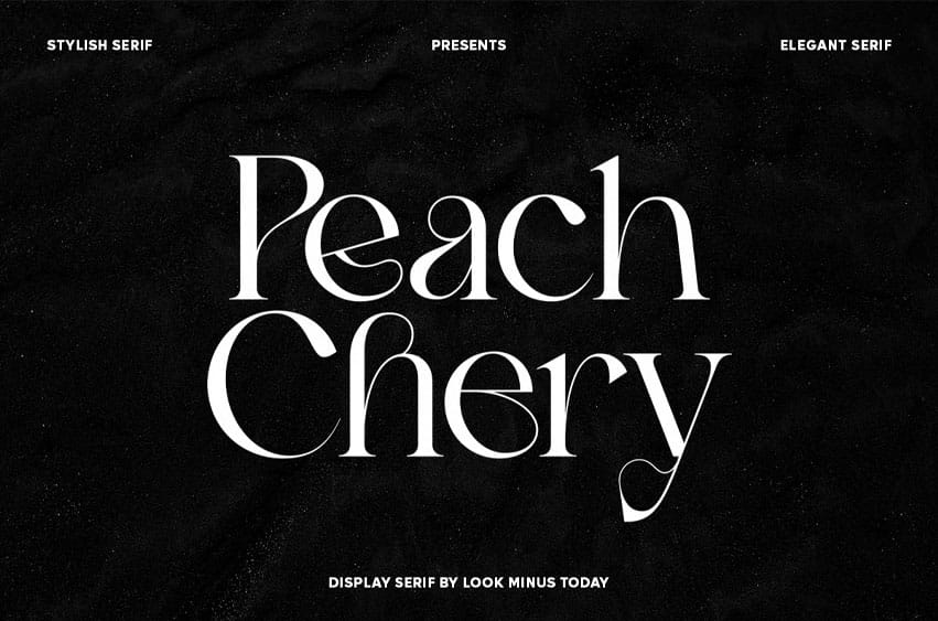 Peach Cherry Font