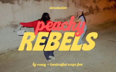 Peachy Rebels Font