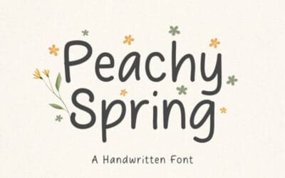 Peachy Spring Font