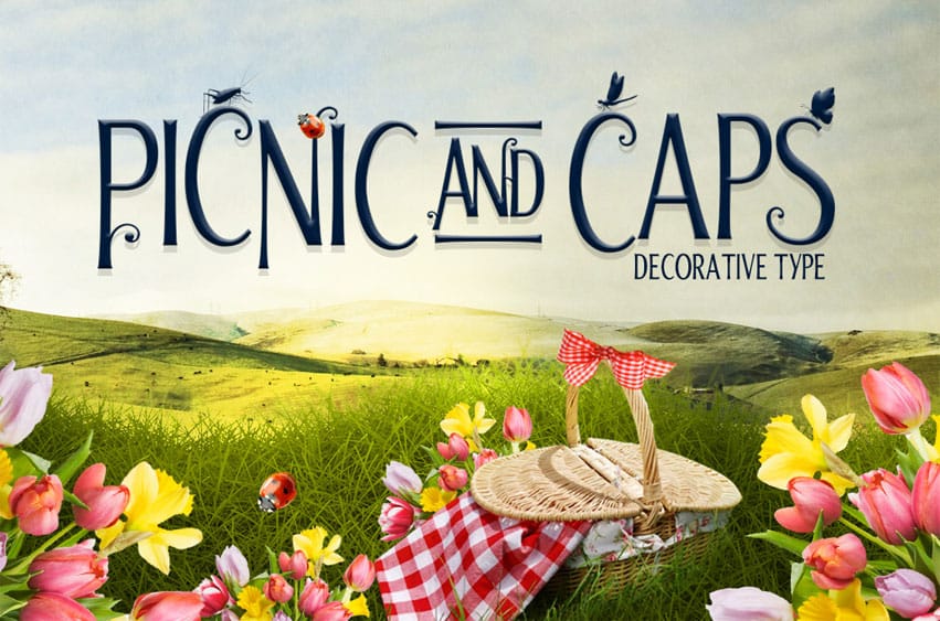 Picnic Caps Font