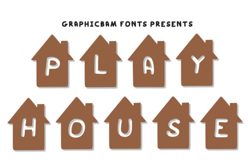 Play House Decorative Font