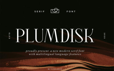 Plumdisk Font