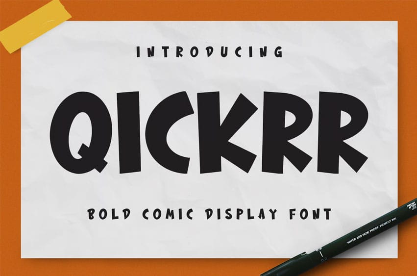 Qickrr Font