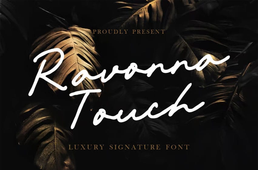 Ravonna Touch Font
