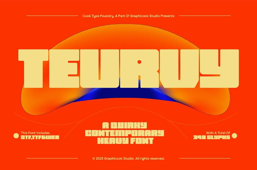 Teurvy Font