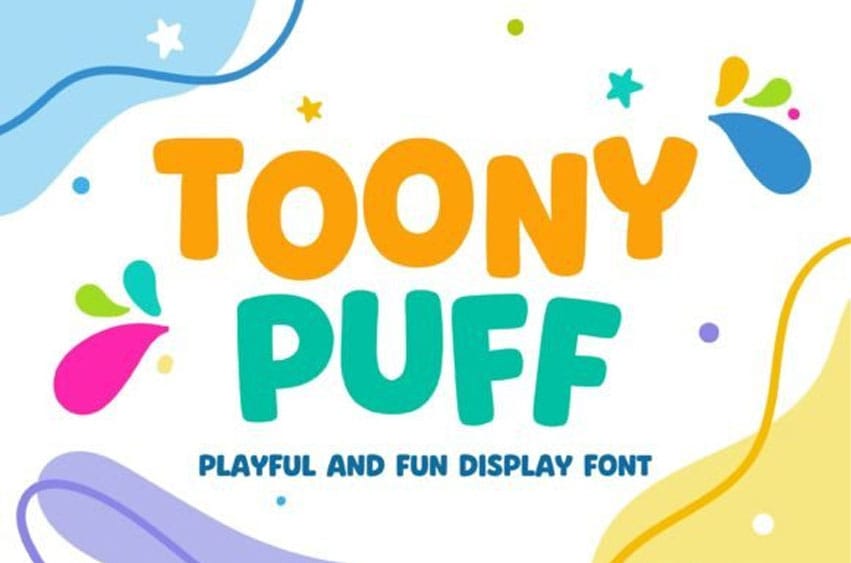 Toony Puff Font