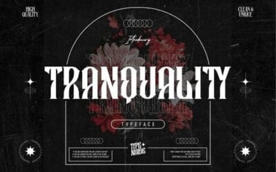 Tranquality Font