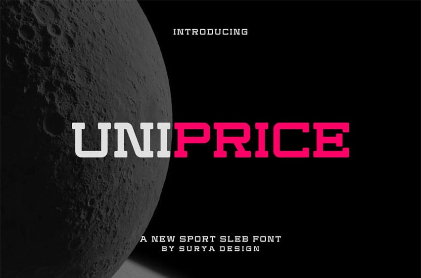 Uniprice Font
