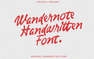 Wandernote Font