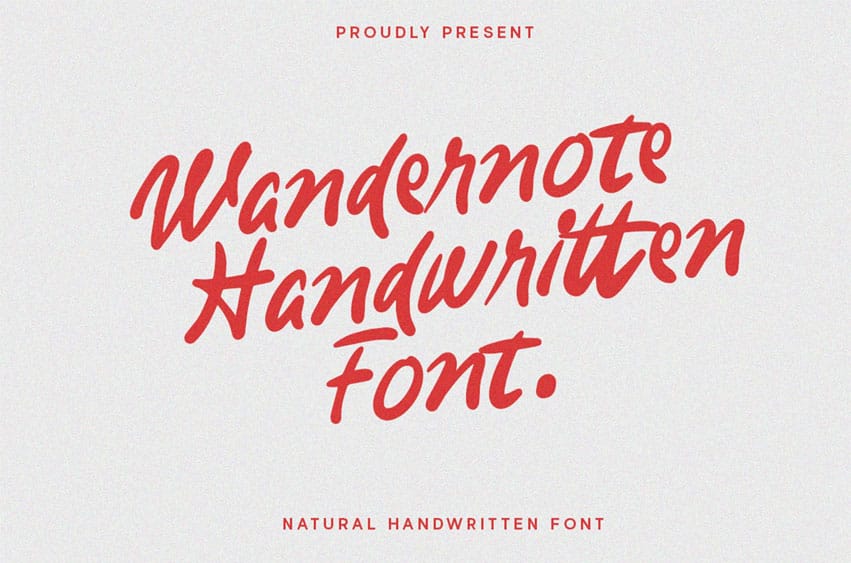 Wandernote Font