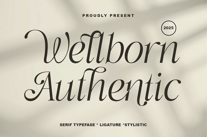Wellborn Authentic Font